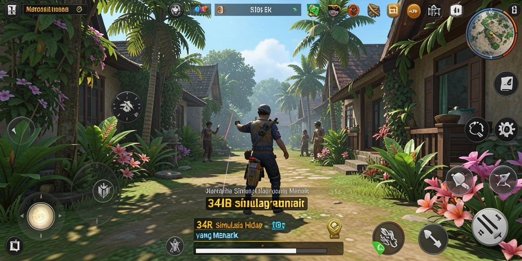Screenshot menunjukkan gameplay yang menarik dalam simulasi kehidupan.
