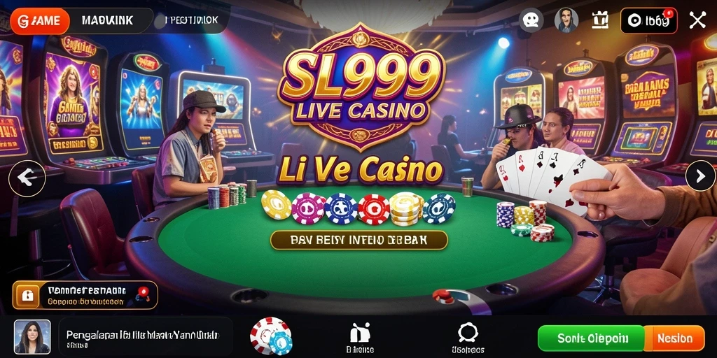 Tangkapan layar gameplay Live Casino yang menegangkan dan interaktif.
